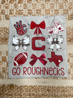 Kids Go Roughnecks Bow Tee In Grey