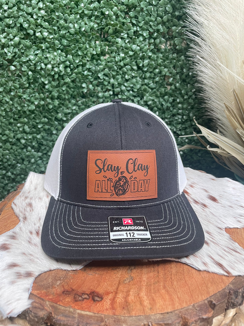 Slay Clay All Day Leather Cap