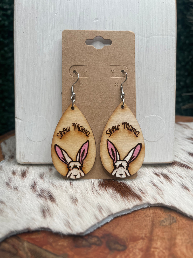 Show Mama Rabbit Earrings