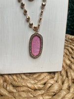 Harper Necklace In PInk