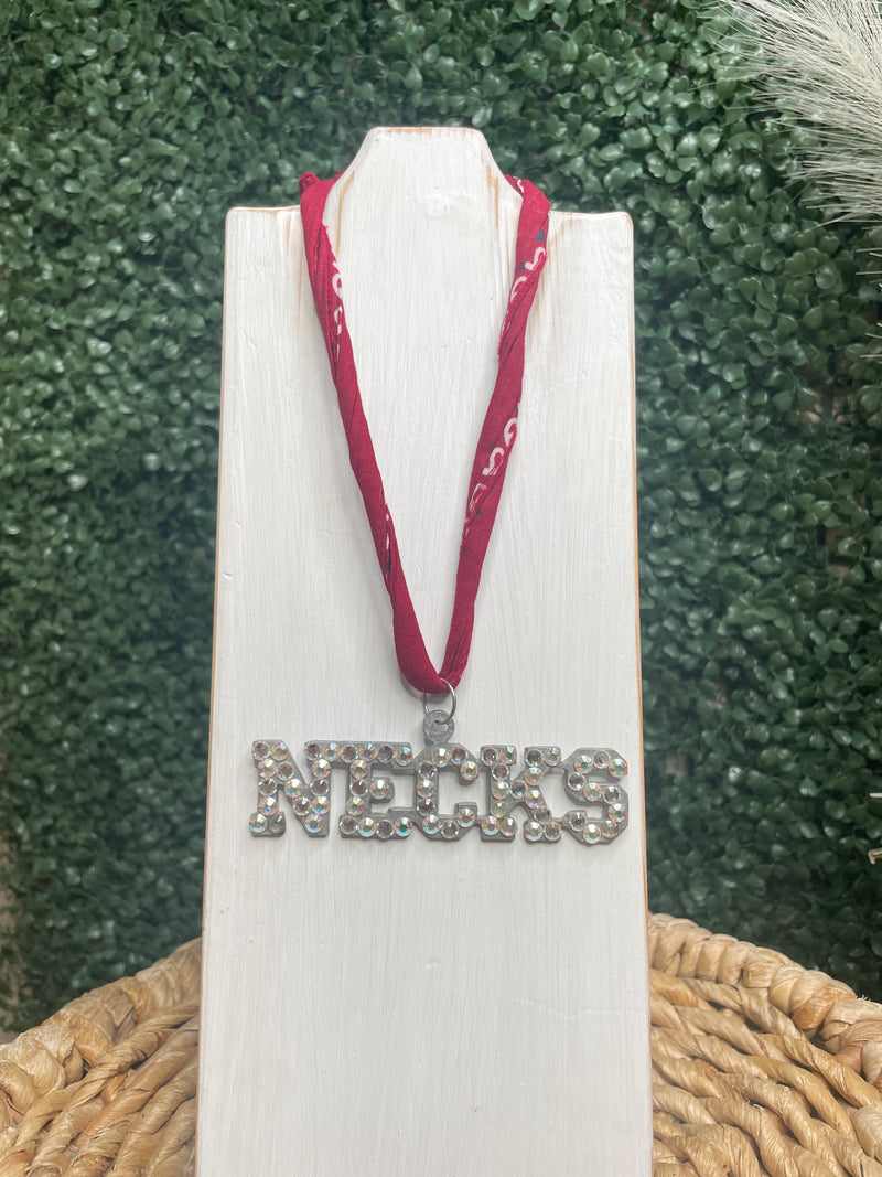 Necks Maroon Necklace