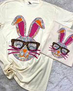 Kids Happy Bunny Natural Tee