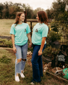 Heart Like A Truck Teal Tee