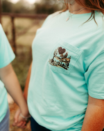 Heart Like A Truck Teal Tee