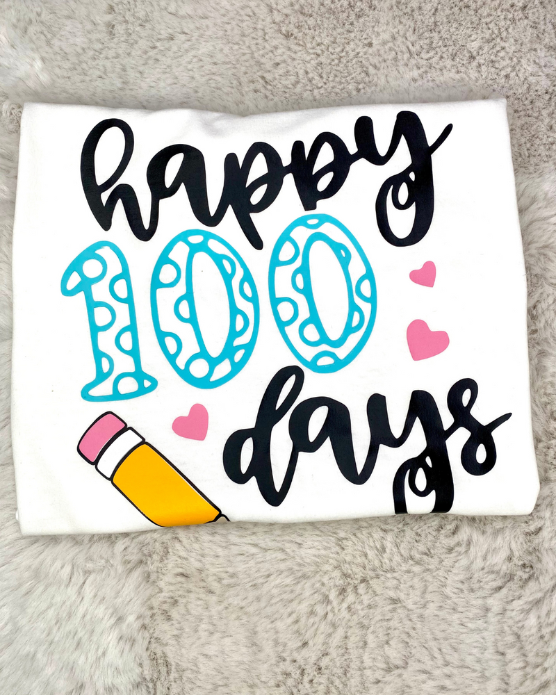 Pencil Happy 100 Days Of School