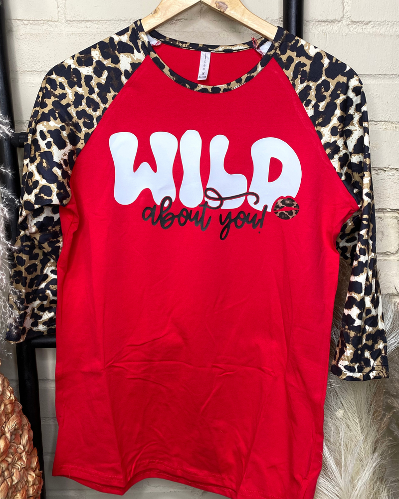 Wild About You Leo Sleeve Tee
