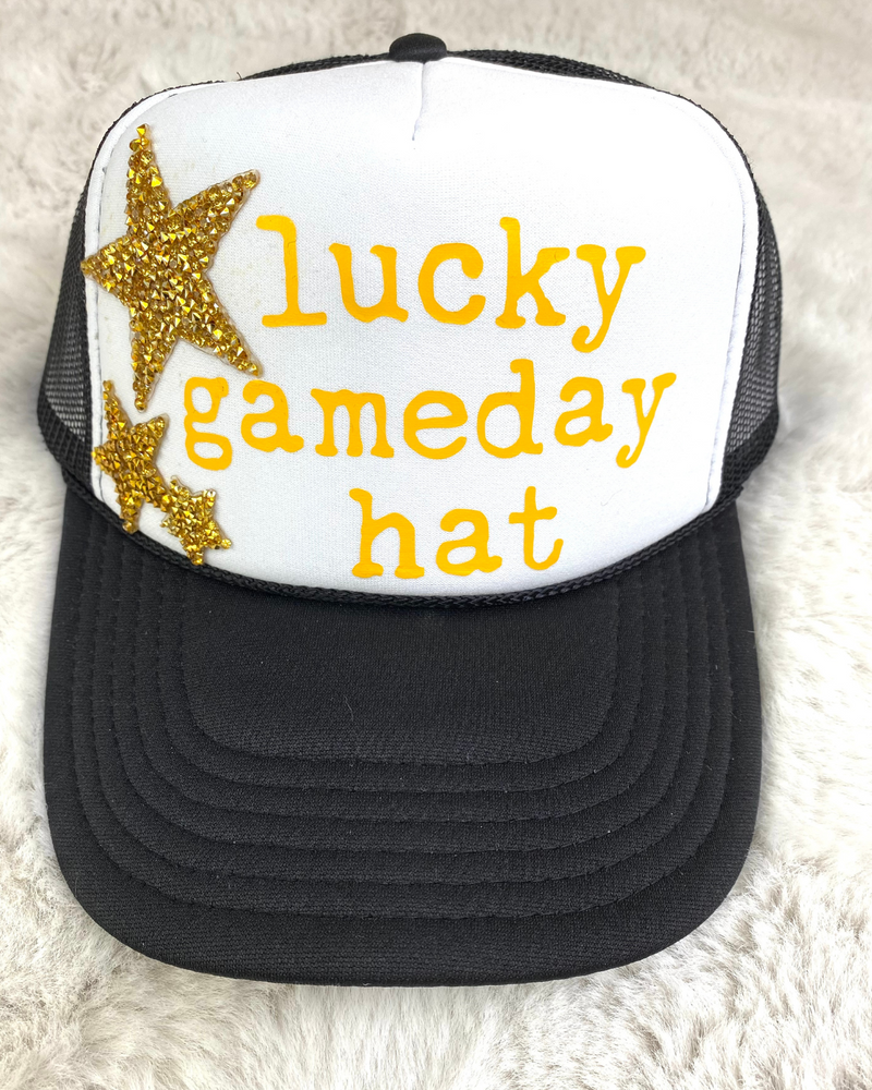 Lucky Game Day Hat Gold/Blk