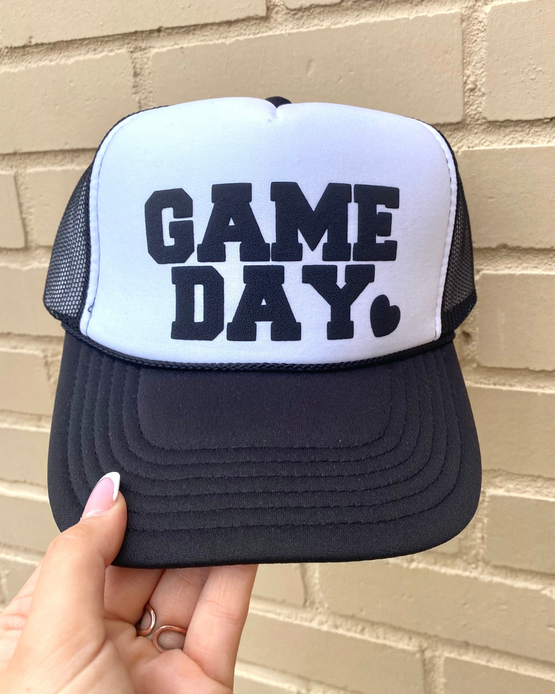 Game Day Blk Trucker Hat