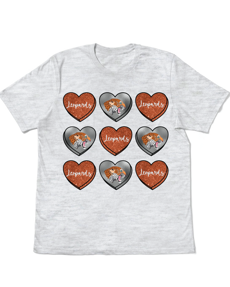 Leopards Heart Candy Tee
