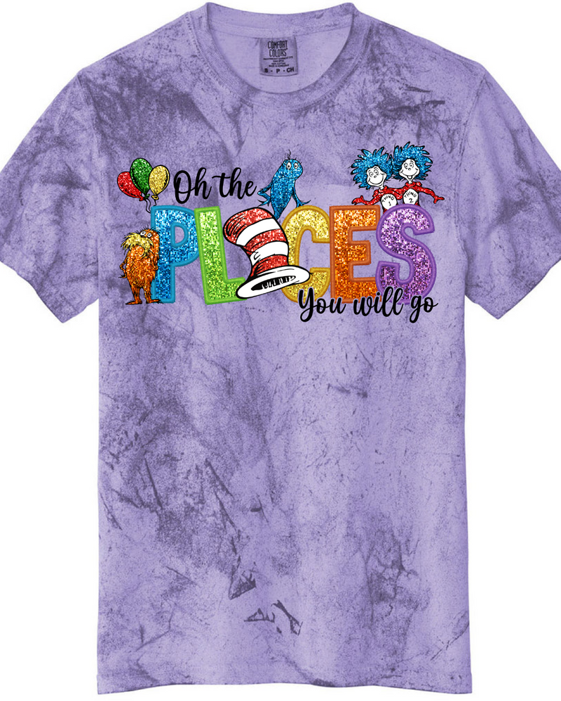 Oh The Places You'll Go Sequin Tee