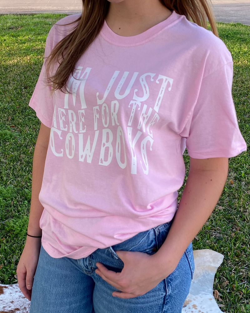 For The Cowboys Pink Tee