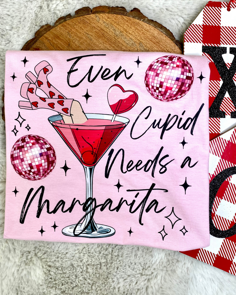Cupid Needs A Margarita Tee