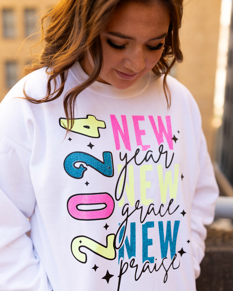 Neon New Year 2024 Sweatshirt