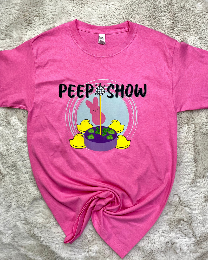Peep Show Pink Tee