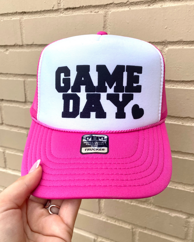 Game Day Pink Trucker Hat