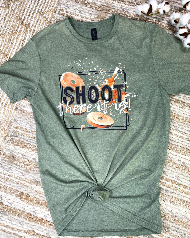 Shoot There It Is Olive Tee