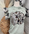 Ruffled Camo Spirit Tee