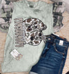 Ruffled Camo Spirit Tee
