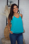 Bare Beauty Cami In Teal