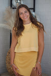 Skirt & Soul Set In Mustard