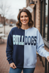 Bulldogs Two-Tone Sweatshirt