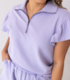 Lavender Breeze Zip Top