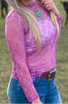 Purple Skies Lace Top