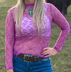 Purple Skies Lace Top