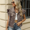 Wildin' Out Ruffle Denim Vest