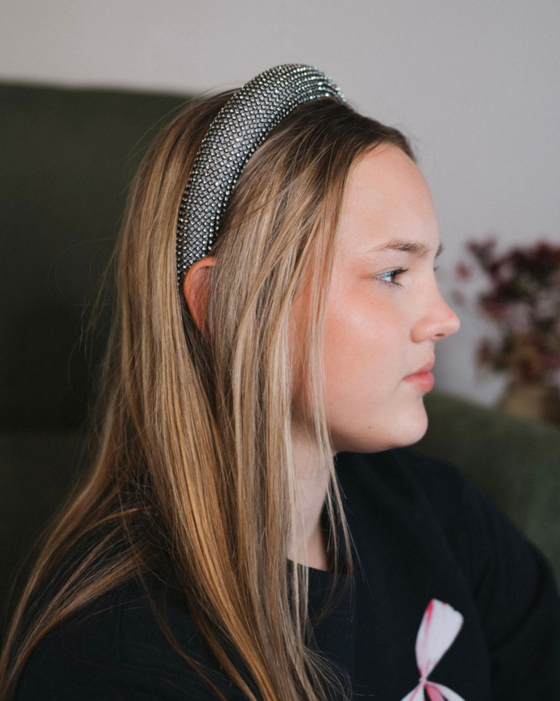 Black Rhinestone Headband