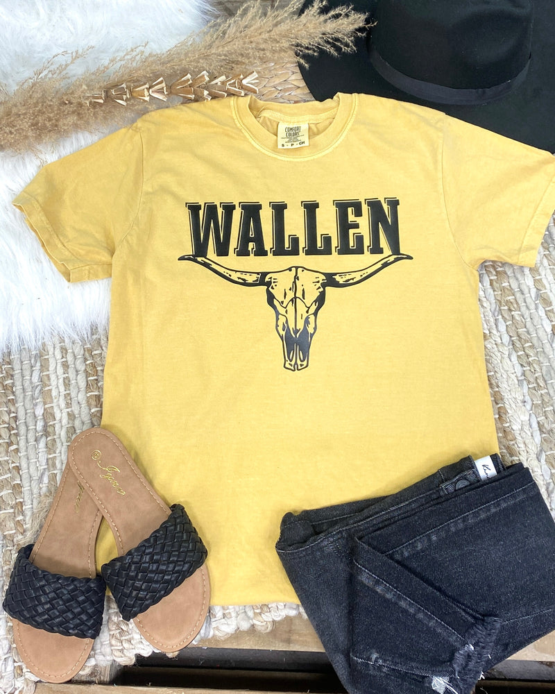 Wallen Mustard Tee