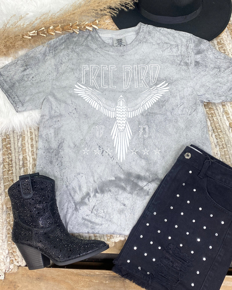 Free Bird Grey Tee