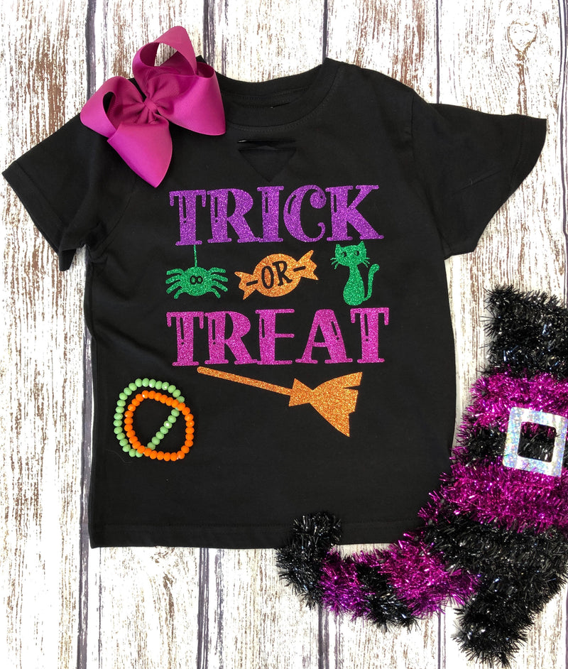 Girls Trick or Treat Tee