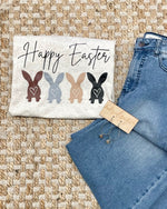 Neutral Happy Easter Tee