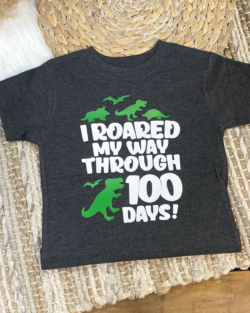 Roared 100 Days of School Tee