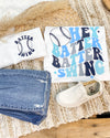 Hey Batter Batter Blue Tee/Pullover