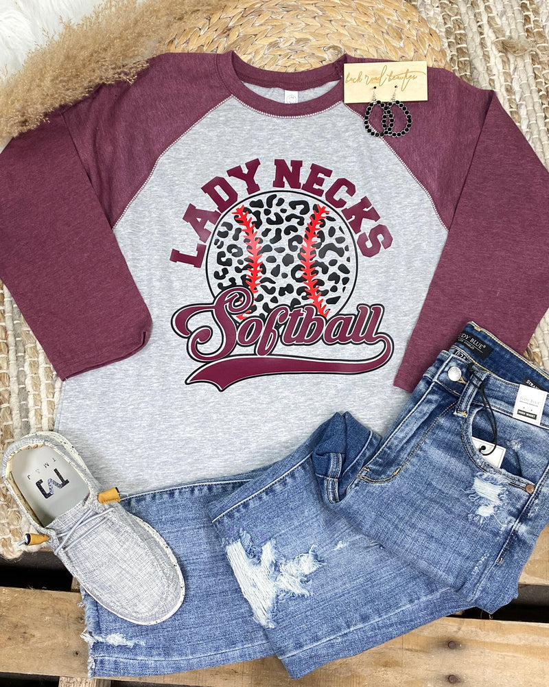 Lady Necks Softball BB Tee