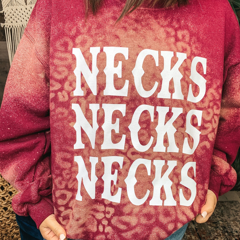 Necks Bleached Sweatshirt