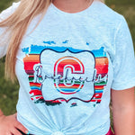 Ladies Serape Roughnecks Tee