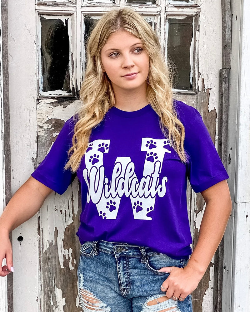 All "W" Wildcats Tee
