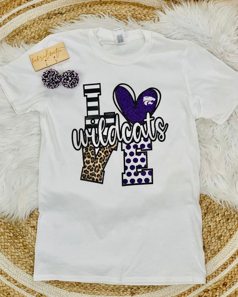 Leopard Love Wildcats Tee