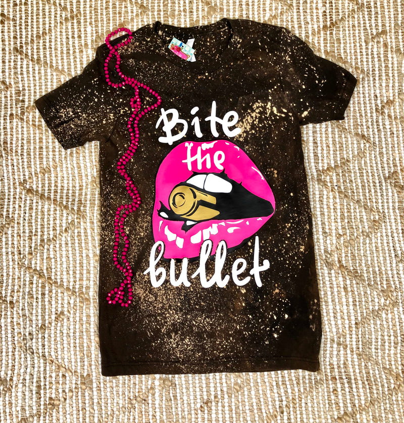 Bite The Bullet Bleached Tee