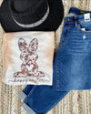 Mocha Happy Easter Bunny Tee