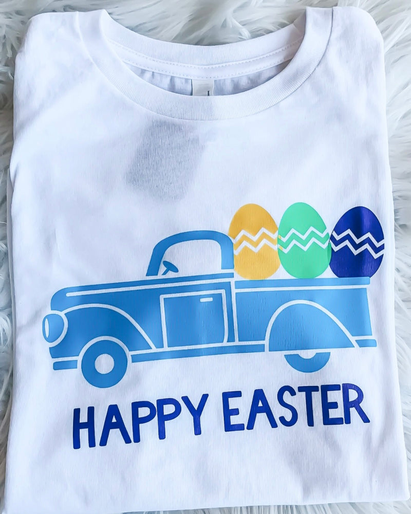 Boy's Happy Truckin' Easter