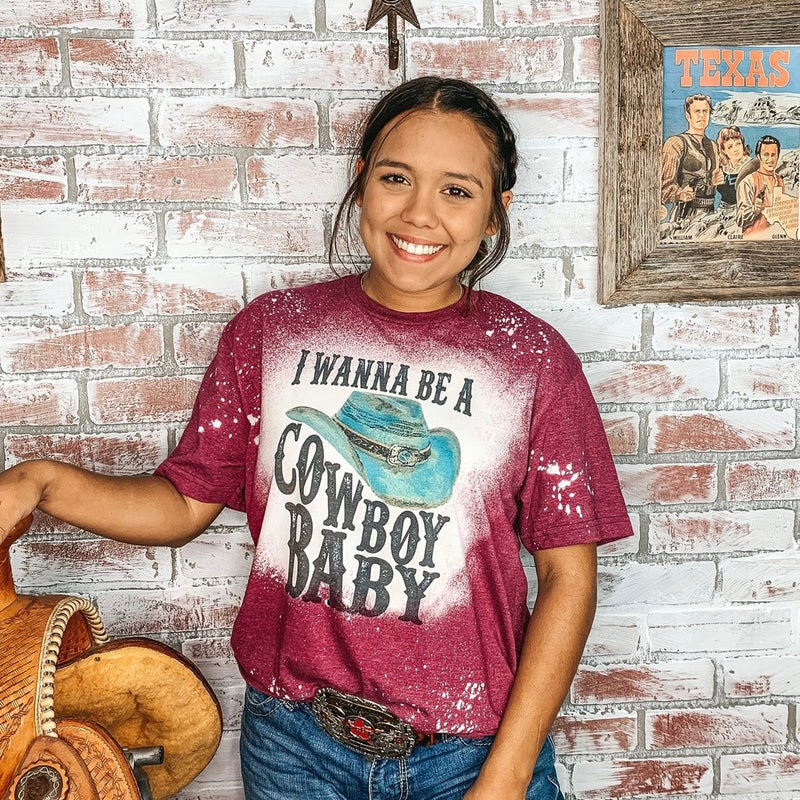 Cowboy Baby Bleached Tee