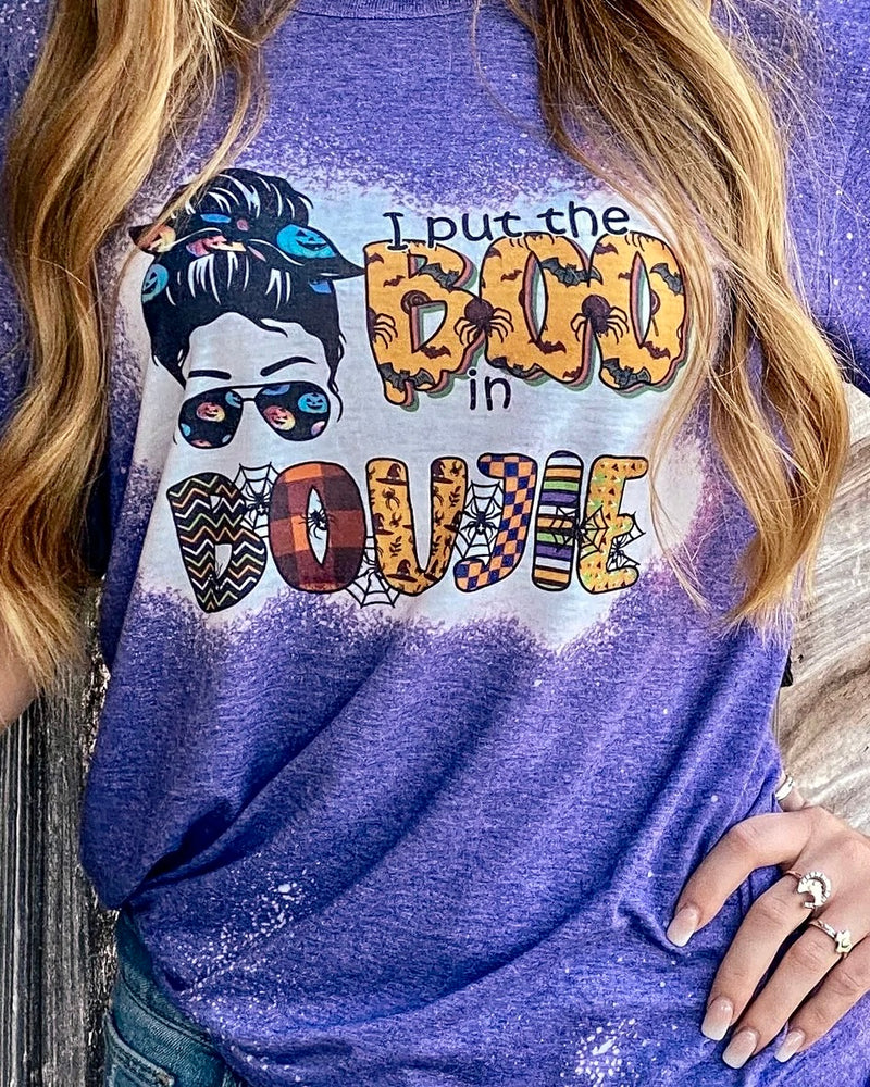 Boo In Boujie Bleached Tee