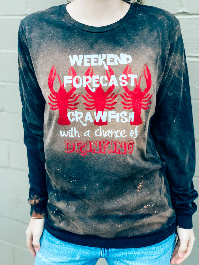 Crawfish Forecast LS Tee