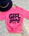 Girl Gang Tee In Pink