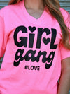 Girl Gang Tee In Pink